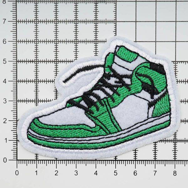 Термоаппликация КРОСЫ 80х60мм (Green (зеленый)), 2 шт, LA581