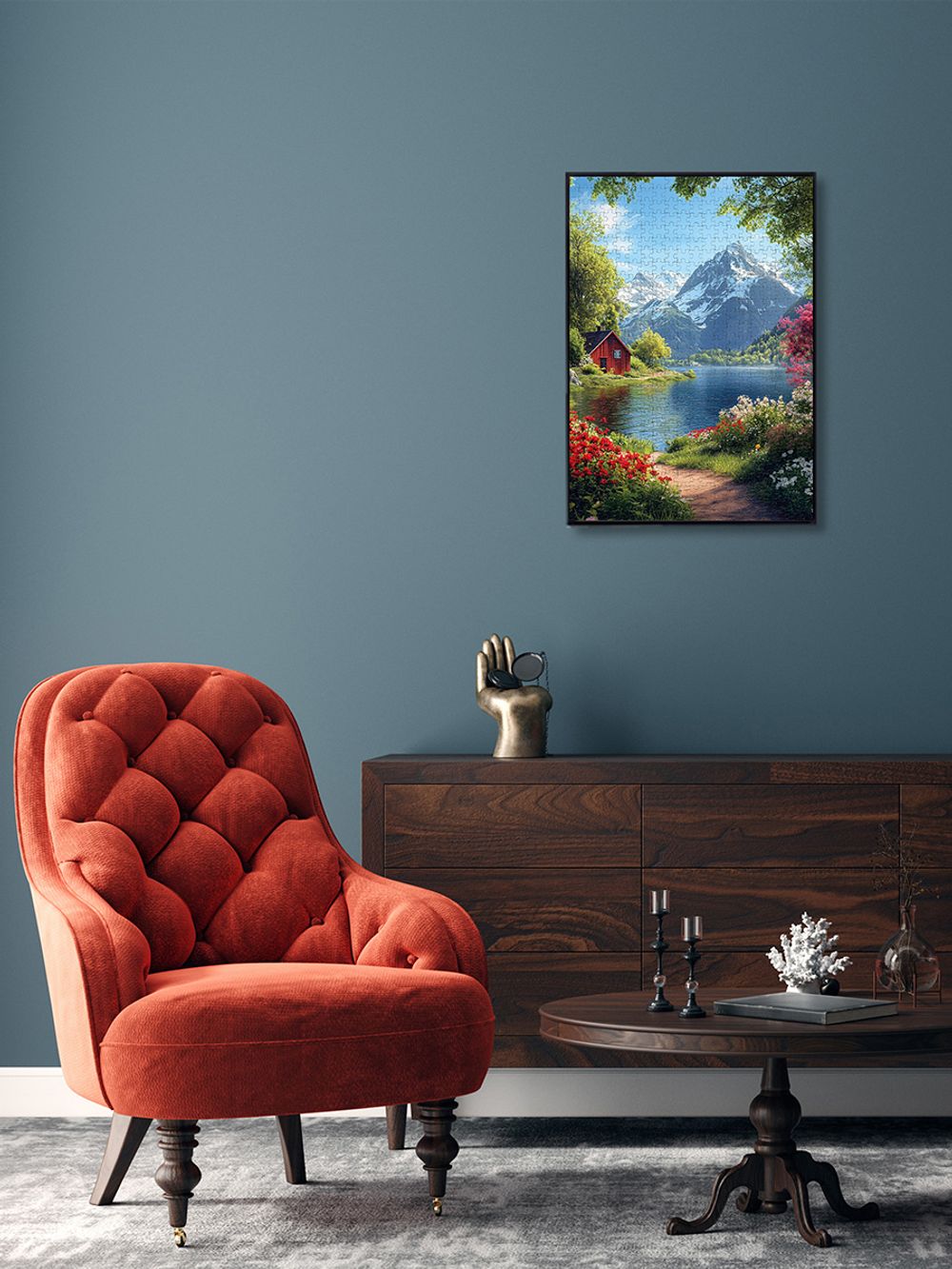 Пазл. Премиальная коллекция 1000 элементов, TOP-PZL-1000/08 Вдали от суеты, Фрея