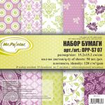 Бумага для скрапбукинга 120 г/м² 15.2х15.2 см 3х50 л., Mr.Painter, DPP-S7