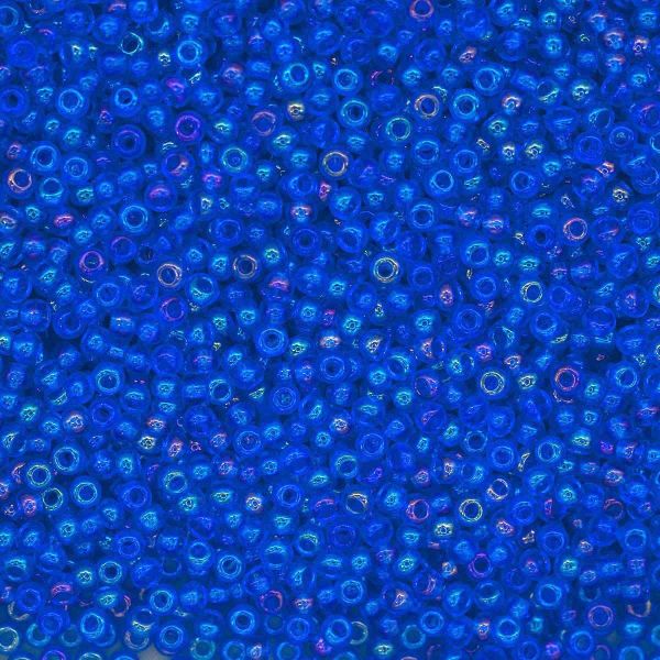 Бисер Preciosa прозрачный с радужным покрытием 10/0 (31050), круг.отв., 500гр