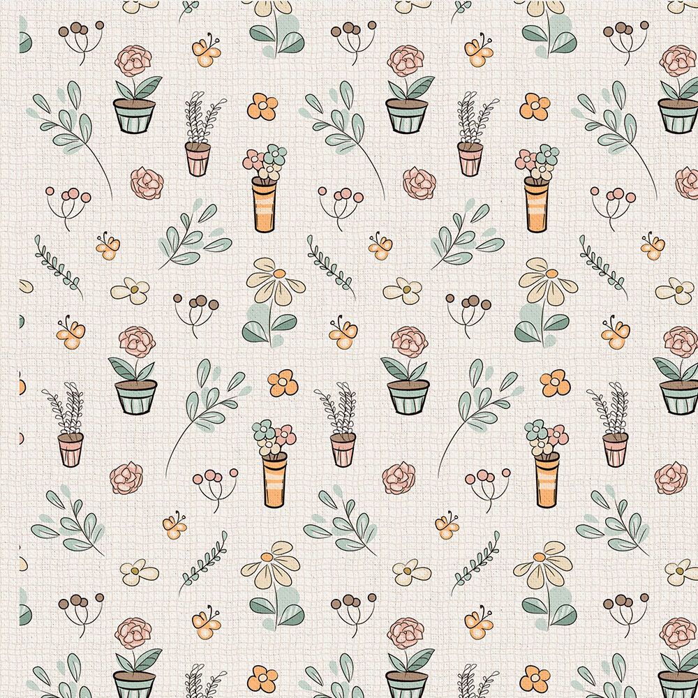 Ткань для пэчворка Peppy Мартовская песня, отрез 50х55 см, 146 г/м², МП-01 бежевый, Peppy