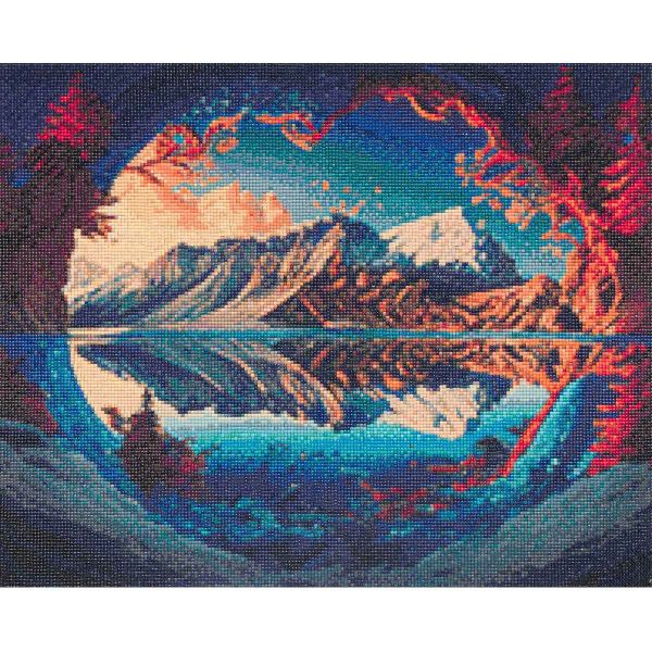 Алмазная (кристальная) мозаика Cristyle, Две реальности, 50х40 см