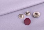 Кнопка Альфа (S-образная) ⌀15 мм, 72±5 шт, soft-touch металл, бордовый soft-touch, Micron