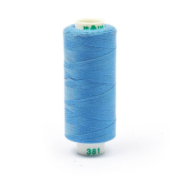 Нитки швейные бытовые Dor Tak 40/2, 366 м / 10 кат., 381 голубой