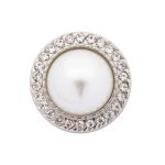 Пуговицы на ножке 36L=23 мм, металл, Silver (серебристый), 10 шт, MP15