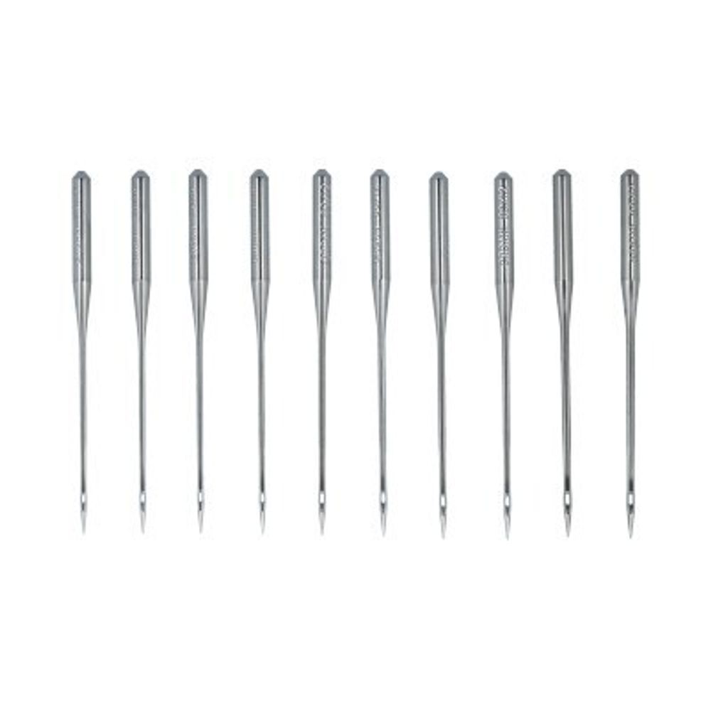 Иглы для швейных машин базовые универсальные 130/705 H, №70-90, 10 игл, в пенале 5128000 ассорти, ORGAN