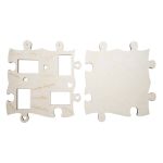 Заготовка для декорирования Фоторамка Пазлы, 31х35 см, Астра