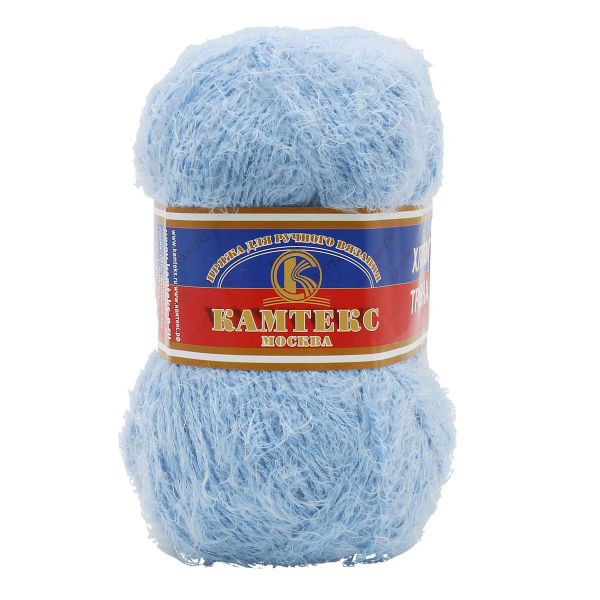 Пряжа Камтекс Хлопок Травка / уп.5 мот. по 100 г, 220 м, 015 голубой