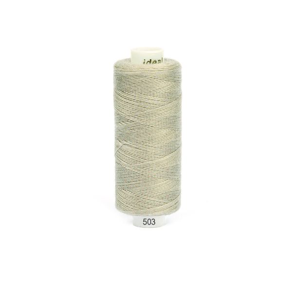 Нитки швейные бытовые Ideal 40/2, 366 м / 10 кат., 503 серый