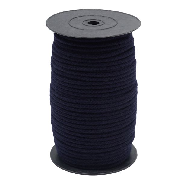 Шнур плетеный ⌀4.0 мм / 100 метров, акрил, 10 т.синий