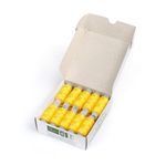 Нитки армированные ПНК им.Кирова 45ЛЛ, бытовые, 200 м / 20 кат., 0306 / 163 желтый