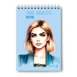 Блокнот на гребне, выборочный лак, A5 40 л., 4 шт, клетка, Такая, какая есть! 01271, Светоч Б136