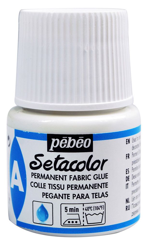 Клей перманентный для ткани Setacolor 45 мл, Pebeo