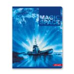 Тетрадь ученическая общая, A5+ 96 л. на скобе 65 г/м², белизна 100%, 5 шт, линия в термоусадочной пленке, 000353 Вселенная, Светоч 96ТСК5_1_3_2