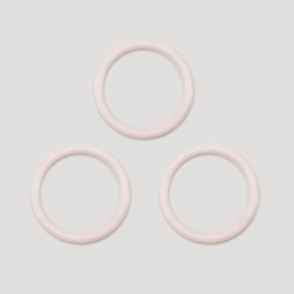 Кольца для бюстгальтера металл ⌀10.0 мм, 168 серебристый пион, Arta, 50 шт