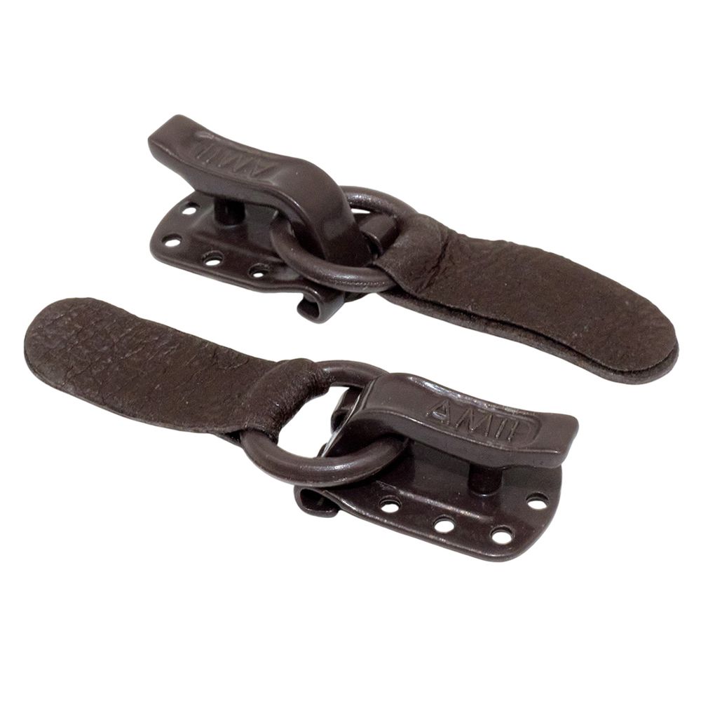 Крючок шубный Amii 50 мм, RAL 8019, 50 шт, т.коричневый