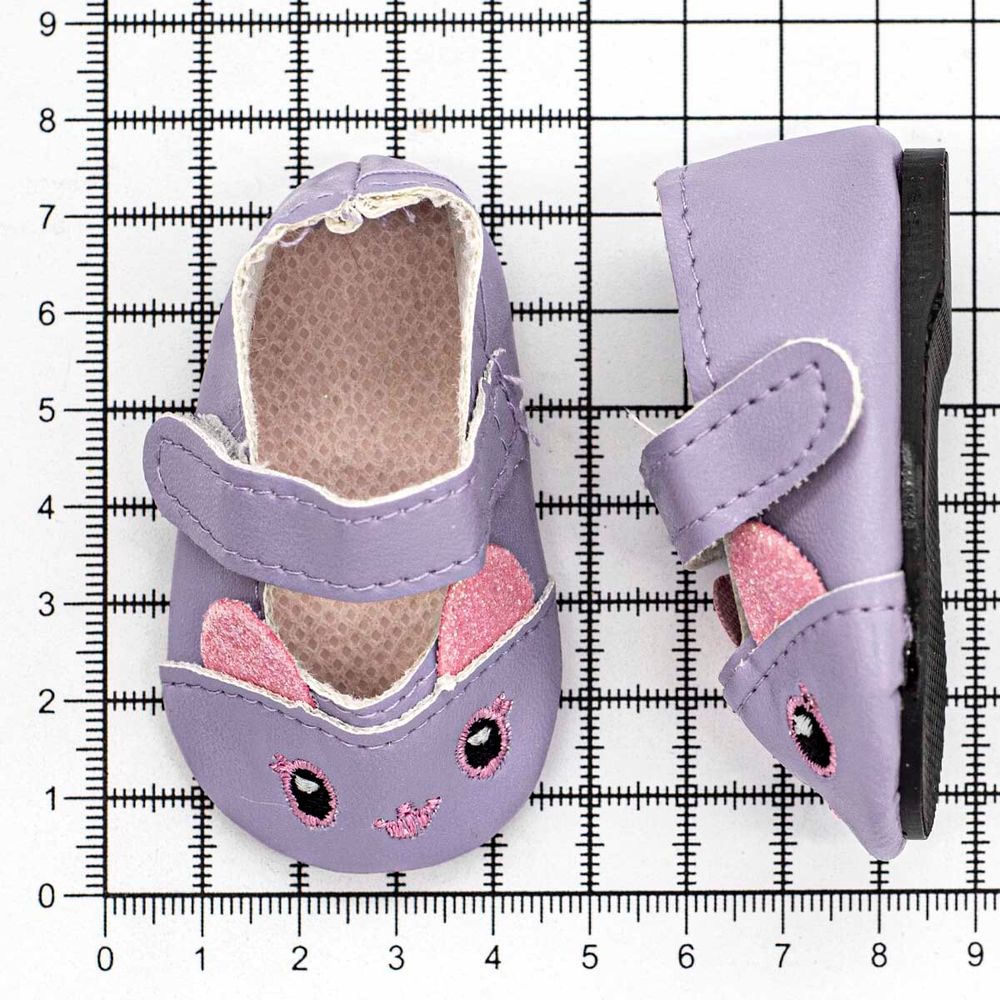Туфельки Кошечки 7,5х4,5х3см, пара (фиолетовый), DSS8263