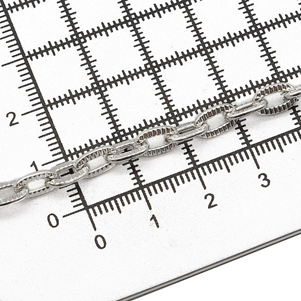 Цепь алюминиевая 8,3х5,0х10м (никель), К1711