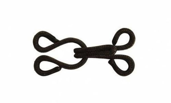 Крючки и петли для меховых изделий 25.2 мм, 3 шт, черный, Prym 261453