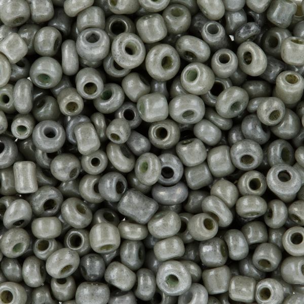 Бисер Zlatka 11/0 (2.1 мм), 100 г (10х10 г), №0975 серый, GR