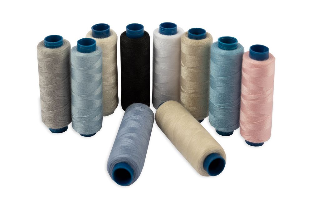 Нитки швейные бытовые Gamma 40/2, 183 м / 10 кат, ассорти 06