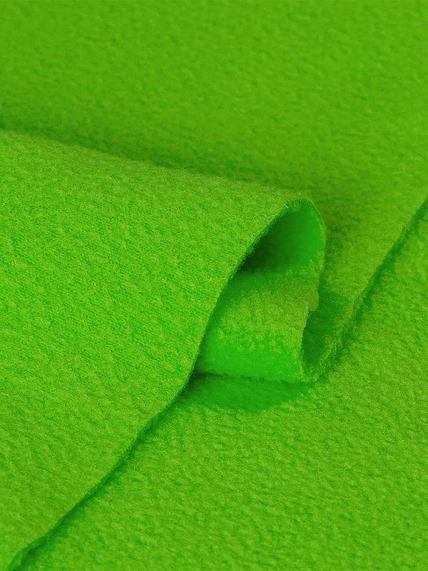 Флис 2-сторонний 240 г/м², 150 см / 10 метров, N-TBY-0240-F333, цв.F333 неон зеленый