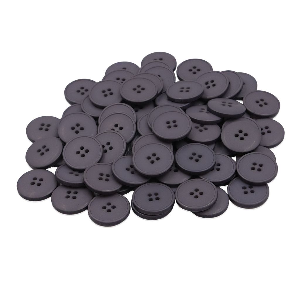 Пуговицы 4 прокола 32L (20мм), (Gray1 (серый1)) NE56, 72 шт