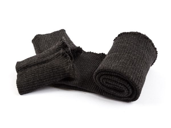 Подвяз (довяз) трикотажный с манжетами (комплект): подвяз 10.0х88 см, 2 манжета 8.5х10 см, (10 класс), антрацит 373/м, Blitz