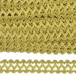 Тесьма 20 мм / 25 метров, 02 т.золото, 23-2508