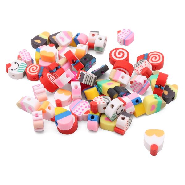 Бусины полимерная глина набор Сладости 10 мм, 20г, Astra&Craft