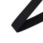 Резинка башмачная 20.0 мм / 25 метров, вязаная, черный