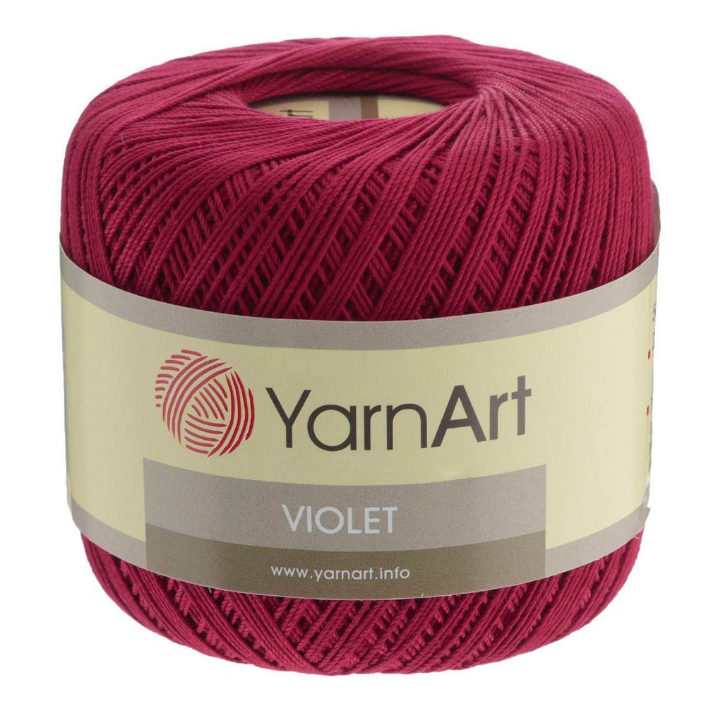 Пряжа YarnArt (ЯрнАрт) Violet / уп.6 мот. по 50 г, 282м, 5020 красный