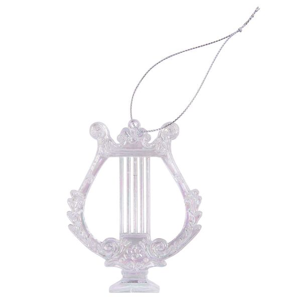 Елочная игрушка, 5 шт, №05 арфа 8х10 см, Snoweekon SNW-D086