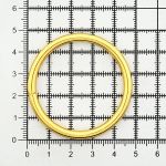 Кольцо разъемное металл in ⌀40 мм (44 мм внешн.), яркое золото, 100 шт