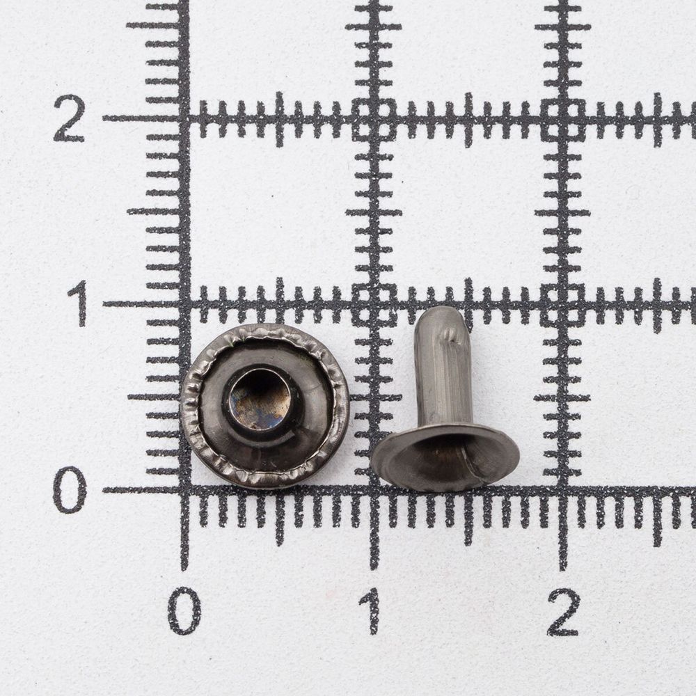 Хольнитены ⌀9 мм, h=9 мм, сталь, New Star №33.5, цв.чер.никель, ≈100 шт
