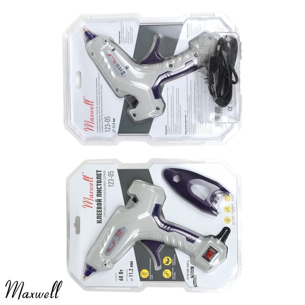Клеевой пистолет ⌀11,2мм, 60W Maxwell Premium