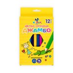 Набор цветных карандашей джамбо Фантазии JCP-2012 6х12 цв, Kanzy JCP-2012