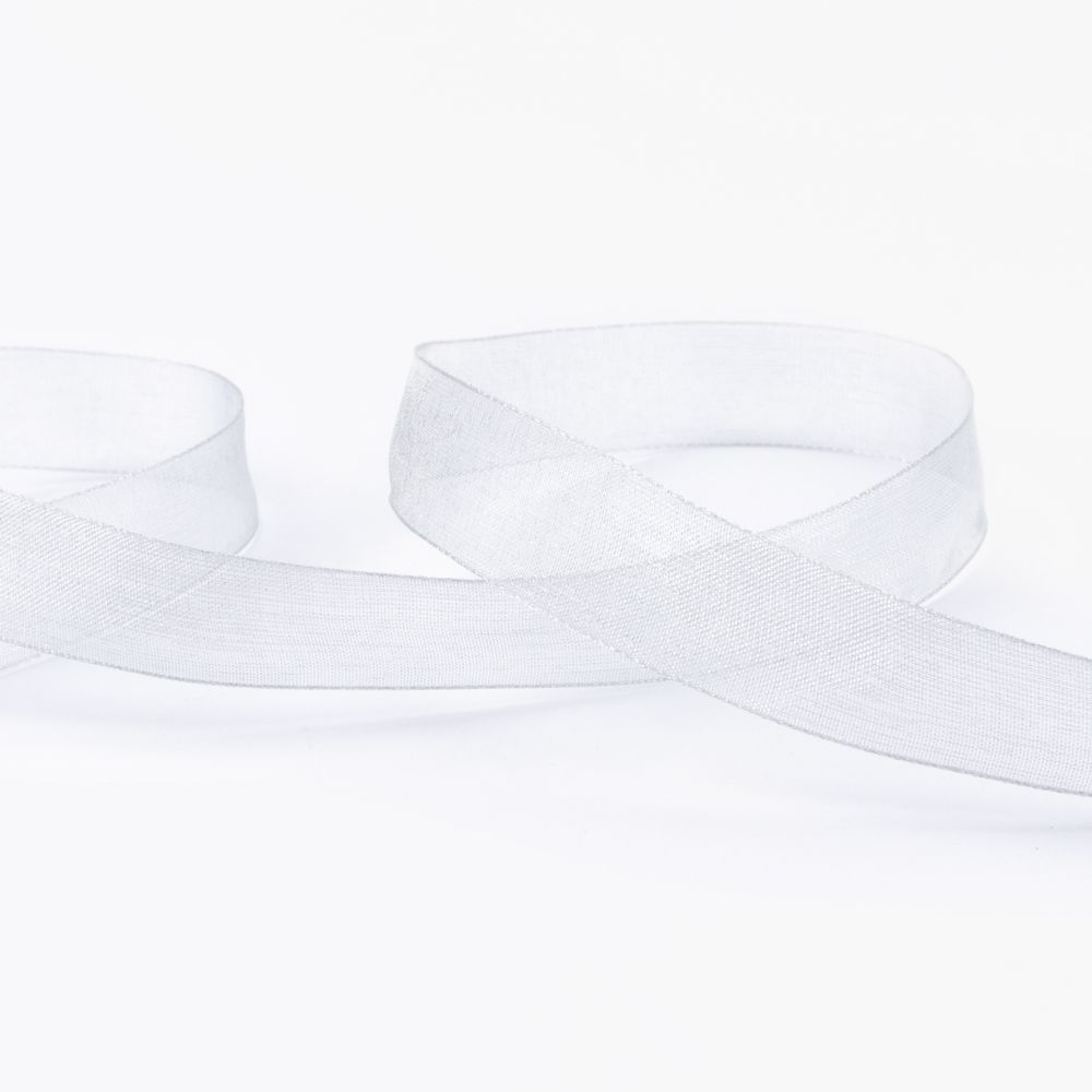 Лента капроновая (органза) 15.0 мм / 22.8±1 метра, 116 св.серый, Blitz OR-15