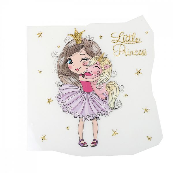 Термотрансфер арт.1230 Little Princes 11х12см, уп.10 шт