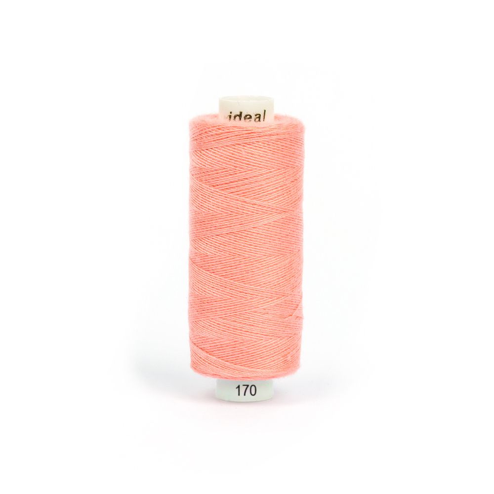 Нитки швейные бытовые Ideal 40/2, 366 м / 10 кат., 170 розовый