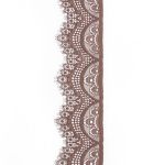 Кружево эластичное (стрейч) 60 мм / 3 метра, C072 шиншилла