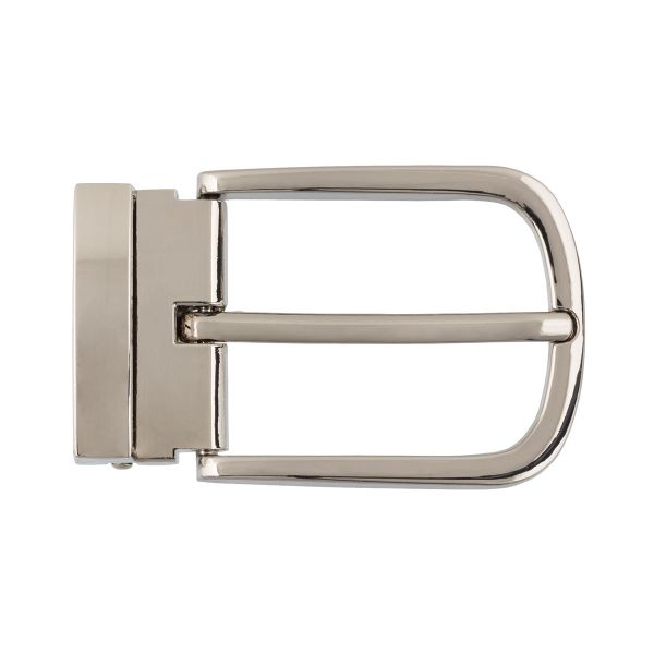 Пряжка ременная металл 65х40 мм, 1 шт, 04 никель, Gamma GB 1628