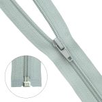 Молния спираль (витая) Т5 (5 мм) 1 зам., разъем., 70 см, 154, 310 бледно-серый, 10 шт