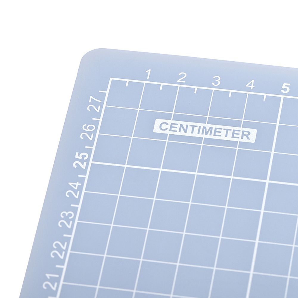 Коврик раскройный серый сверхпрочный 3мм 30*45см (A3) Maxwell premium двухсторонний трёхслойный