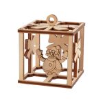 Заготовка из фанеры Подвеска объемная Подарок 5х5х5.7 см, Mr.Carving, КЛ-46