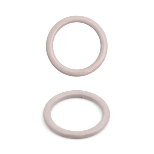 Кольца для бюстгальтера металл ⌀9.5 мм, 20 шт, C154 светло-серый, ГВ800