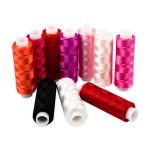 Нитки вышивальные Gamma ассорти V150/2, 10х200 ярдов, 183 м, Набор 1