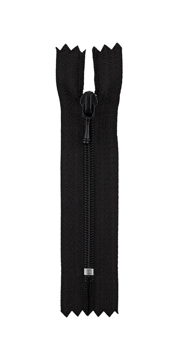 Молния спираль (витая) Т3 (3 мм) 1 зам., н/раз., 8 см, декоративная, черный 310, ZipD 3S Gamma, 5 шт