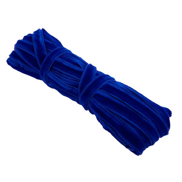 Лента бархатная (тесьма) 9-11.0 мм / 10±0.5 метров, василек, Blitz С3574Г17