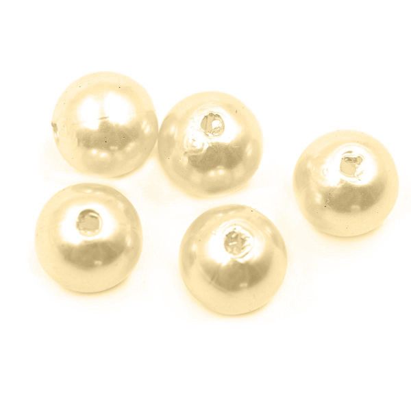 Бусины пластик (жемчуг) ⌀10 мм, 25 г, Astra&Craft, 003 NL телесный